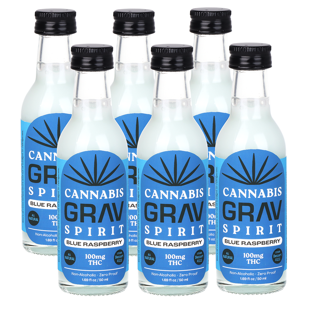 GRAV Cannabis Spirit Flavor Shots | Blue Raspberry