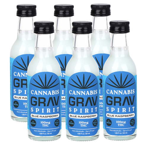GRAV Cannabis Spirit Flavor Shots | Blue Raspberry