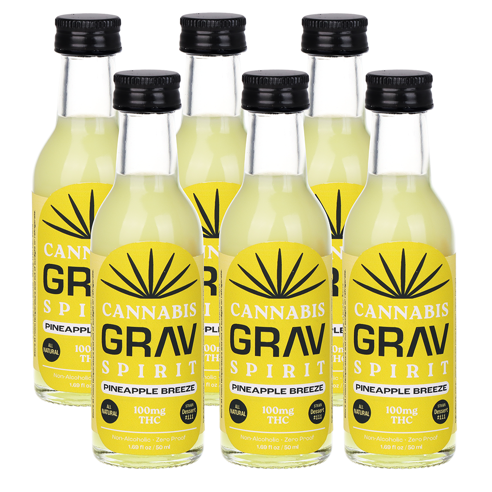 GRAV Cannabis Spirit Flavor Shots | Pineapple Breeze