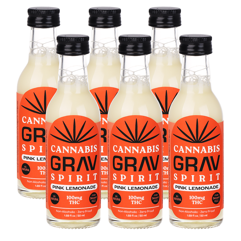 GRAV Cannabis Spirit Flavor Shots | Pink Lemonade