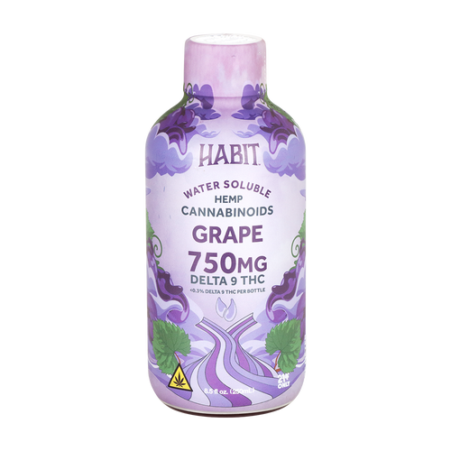 Habit Full Spectrum D9 THC Water-Soluble Syrup | Grape