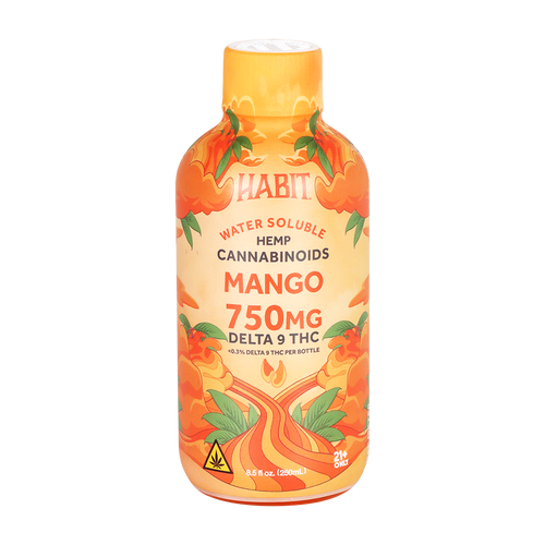 Habit Full Spectrum D9 THC Water-Soluble Syrup | Mango
