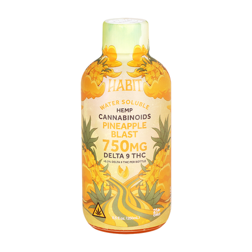 Habit Full Spectrum D9 THC Water-Soluble Syrup | Pineapple Blast