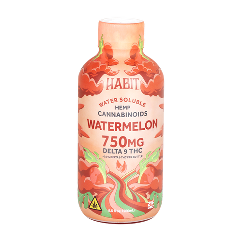 Habit Full Spectrum D9 THC Water-Soluble Syrup | Watermelon