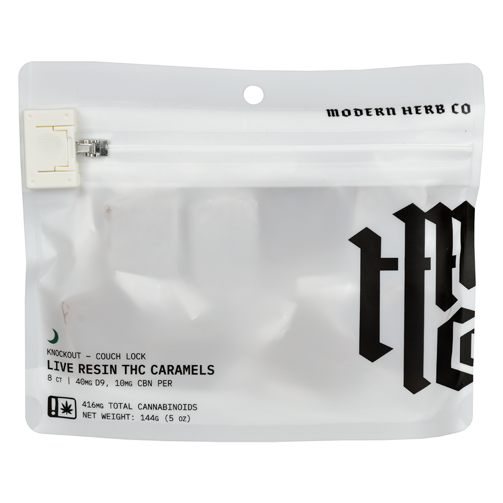 Modern Herb Co Delta 9 Live Resin Caramels | Knockout