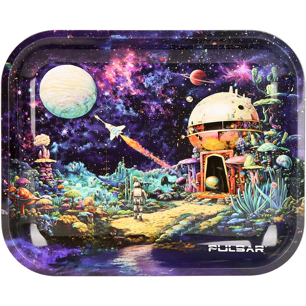 Pulsar Large Metal Rolling Tray | Space Base