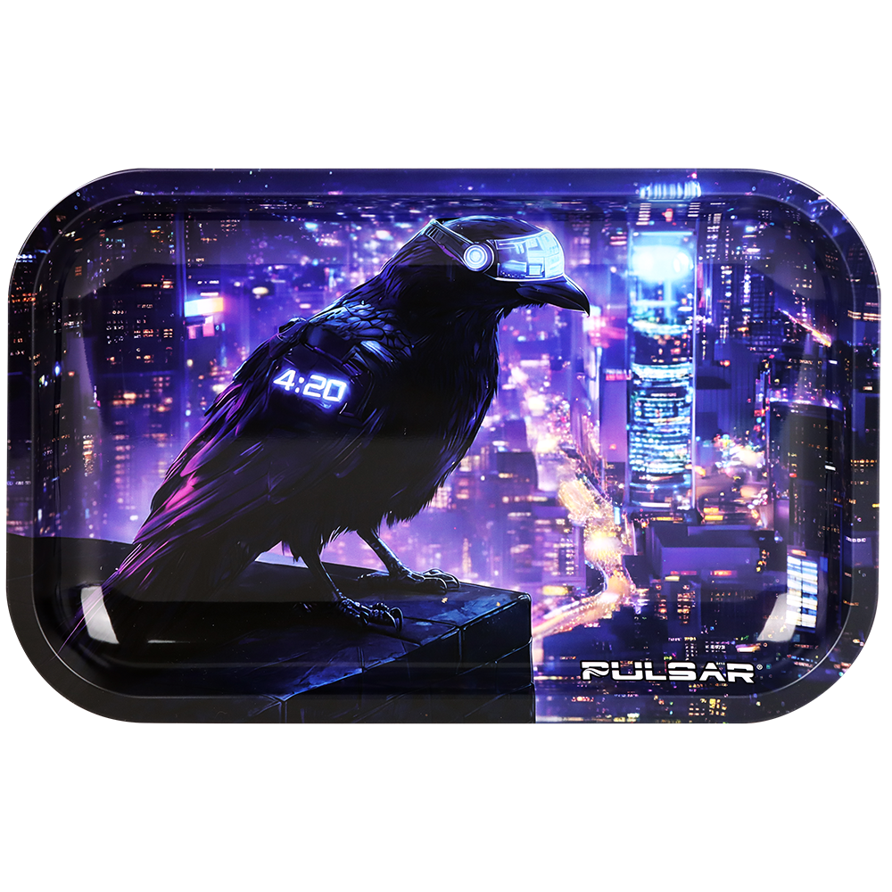 Pulsar Metal Rolling Tray | Agent Crow